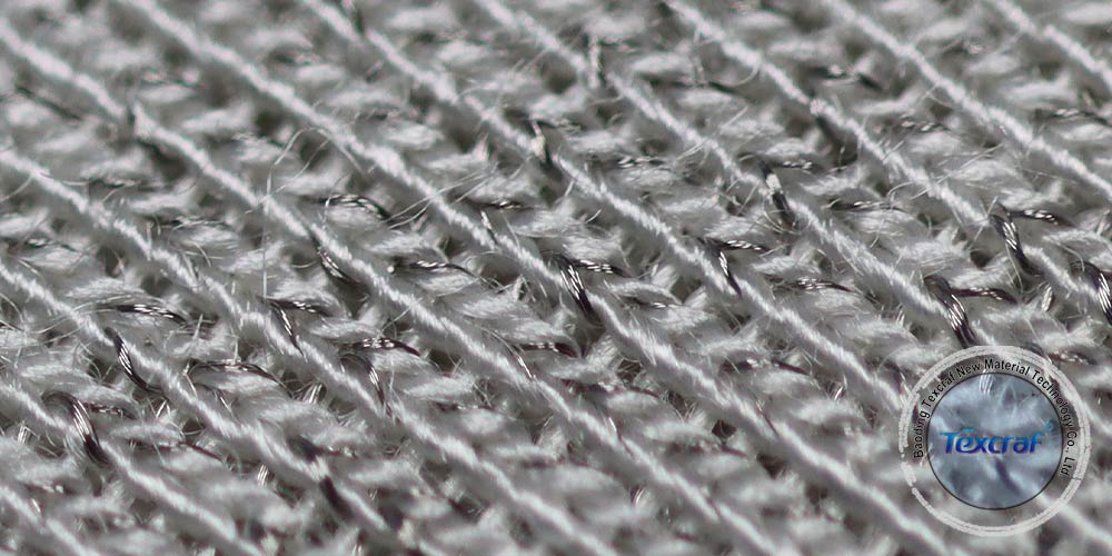 Silver Fabric Shield RFID/EMI/EMF/Radio/Microwave-Stretch Knitting for  Clothing